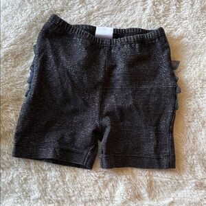 Kids Black Sparkle Shorts 2T